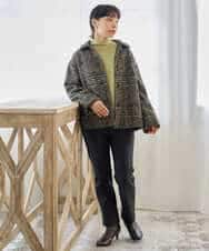 NHFAI86360 GIANNI LO GIUDICE(小さいサイズ)(メゾン ドゥ サンク) ピュアカシミヤハイネックプルオーバーニット ライトブルー