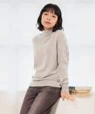 NHFAI87360 GIANNI LO GIUDICE(小さいサイズ)(メゾン ドゥ サンク) カシミヤハイネックニット ライトグレー