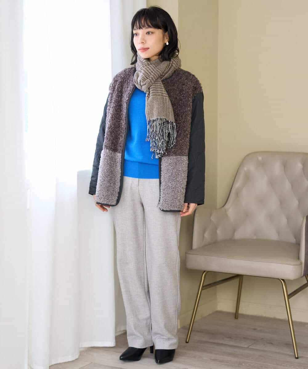 NHFAI87360 GIANNI LO GIUDICE(小さいサイズ)(メゾン ドゥ サンク) カシミヤハイネックニット ブラック