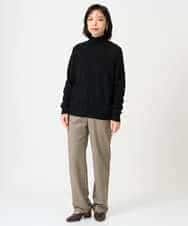 NHFAI87360 GIANNI LO GIUDICE(小さいサイズ)(メゾン ドゥ サンク) カシミヤハイネックニット ブラック