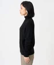 NHFAI87360 GIANNI LO GIUDICE(小さいサイズ)(メゾン ドゥ サンク) カシミヤハイネックニット ブラック