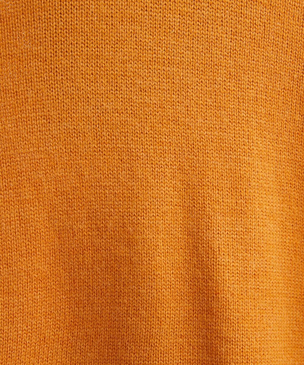 NHFAT10250 GIANNI LO GIUDICE(小さいサイズ)(メゾン ドゥ サンク) ホールガーメントニットパーカー オレンジ