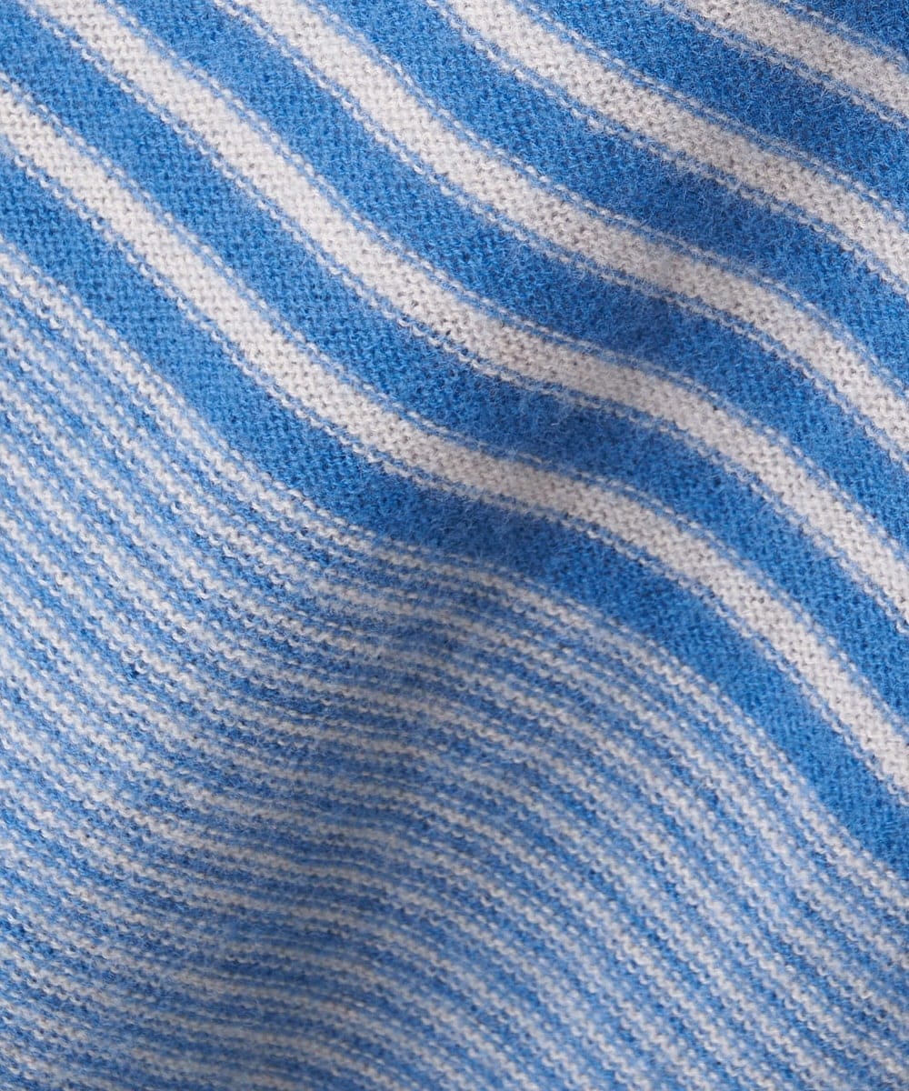 NHFAW01240 GIANNI LO GIUDICE(小さいサイズ)(メゾン ドゥ サンク) ボイルウールボーダーニット ブラック系