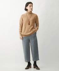 NHFAW20330 GIANNI LO GIUDICE(小さいサイズ)(メゾン ドゥ サンク) [日本製]ループヤーンタートルニット ベージュ