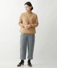 NHFAW20330 GIANNI LO GIUDICE(小さいサイズ)(メゾン ドゥ サンク) [日本製]ループヤーンタートルニット ベージュ
