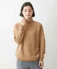NHFAW20330 GIANNI LO GIUDICE(小さいサイズ)(メゾン ドゥ サンク) [日本製]ループヤーンタートルニット ベージュ