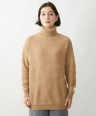 NHFAW20330 GIANNI LO GIUDICE(小さいサイズ)(メゾン ドゥ サンク) [日本製]ループヤーンタートルニット ベージュ