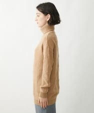 NHFAW20330 GIANNI LO GIUDICE(小さいサイズ)(メゾン ドゥ サンク) [日本製]ループヤーンタートルニット ベージュ