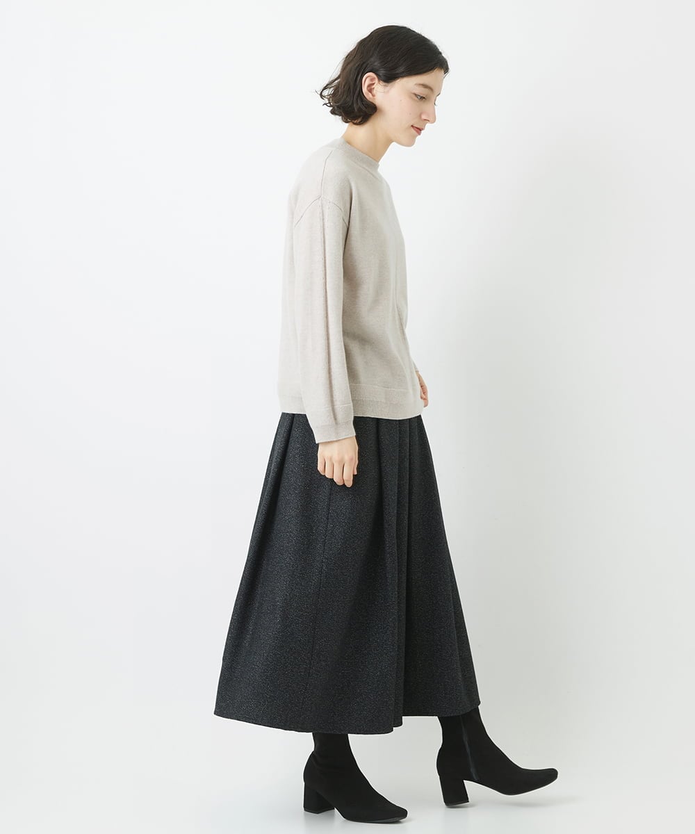 NHFCC05200 GIANNI LO GIUDICE(小さいサイズ)(メゾン ドゥ サンク) アイレットプルオーバーニット ベージュ
