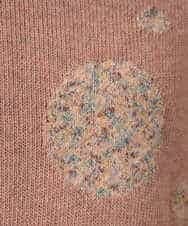 NHFCE53270 GIANNI LO GIUDICE(小さいサイズ)(メゾン ドゥ サンク) ドットインターシャニット グレー