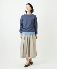 NHFCF60200 GIANNI LO GIUDICE(小さいサイズ)(メゾン ドゥ サンク) 配色デザインポケットニット ブルー