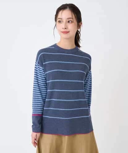 NHFCF61200 GIANNI LO GIUDICE(小さいサイズ) パネルボーダーニット