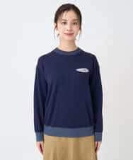 NHFCF62200 GIANNI LO GIUDICE(小さいサイズ)(メゾン ドゥ サンク) 配色デザインポケットニット ネイビー