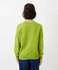 NHFED11260 GIANNI LO GIUDICE(小さいサイズ)(メゾン ドゥ サンク) コットン杢ニット ライトグリーン