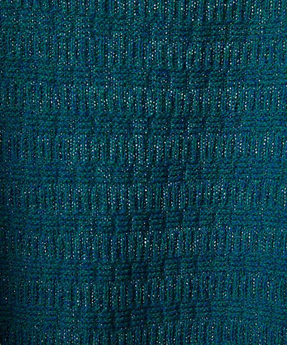 NHFED11260 GIANNI LO GIUDICE(小さいサイズ)(メゾン ドゥ サンク) コットン杢ニット ライトグリーン