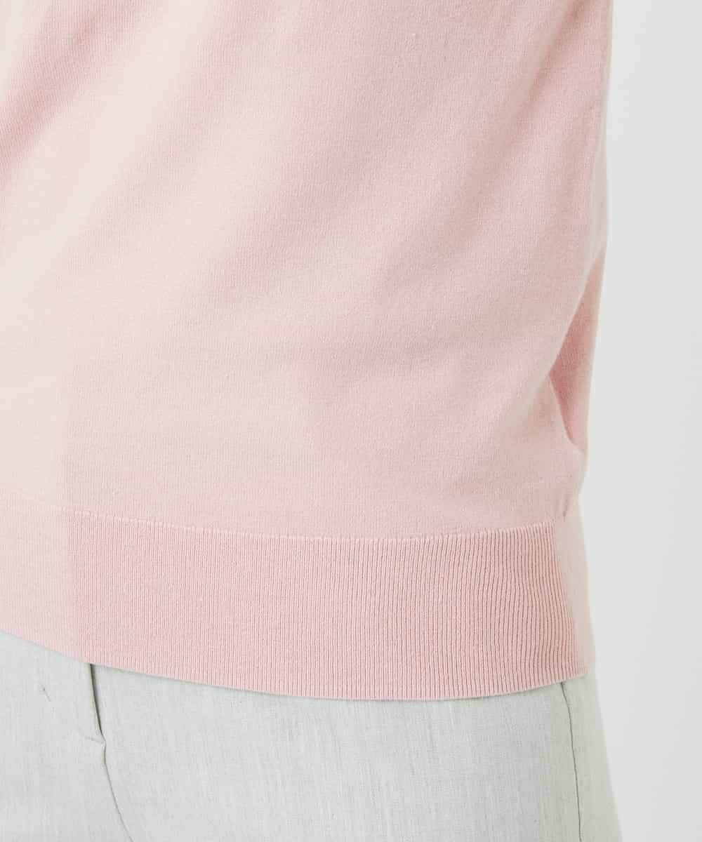 NHFEF80150 GIANNI LO GIUDICE(小さいサイズ)(メゾン ドゥ サンク) [アンサンブル対応]クルーネックニットプルオーバー ピンク