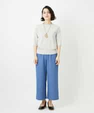 NHFEF80150 GIANNI LO GIUDICE(小さいサイズ)(メゾン ドゥ サンク) [アンサンブル対応]クルーネックニットプルオーバー ピンク