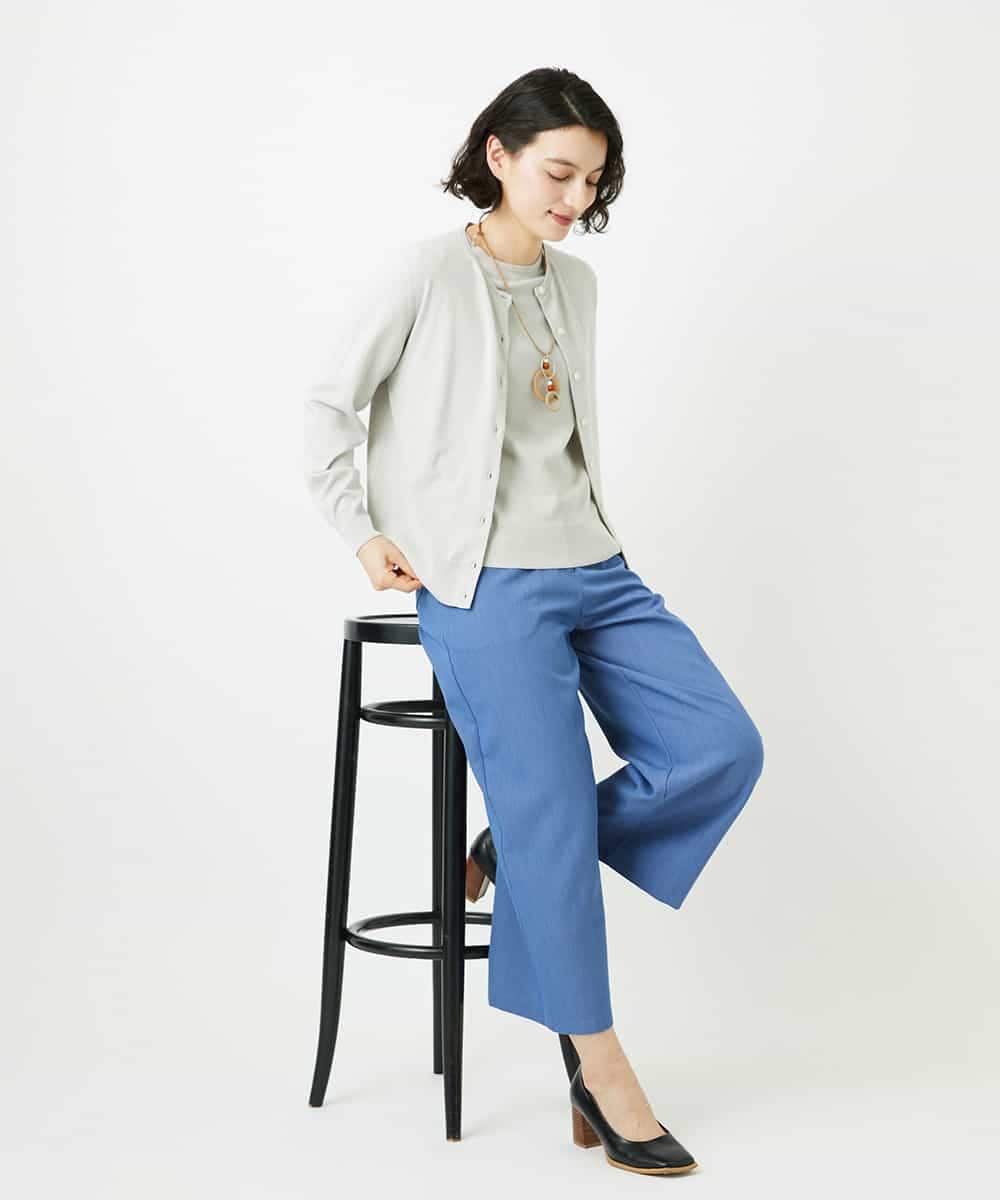 NHFEF80150 GIANNI LO GIUDICE(小さいサイズ)(メゾン ドゥ サンク) [アンサンブル対応]クルーネックニットプルオーバー ピンク