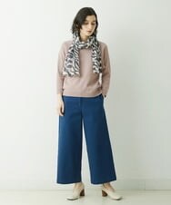 NHFET10210 GIANNI LO GIUDICE(小さいサイズ)(メゾン ドゥ サンク) [洗える]綿ギマニットプルオーバー イエローグリーン