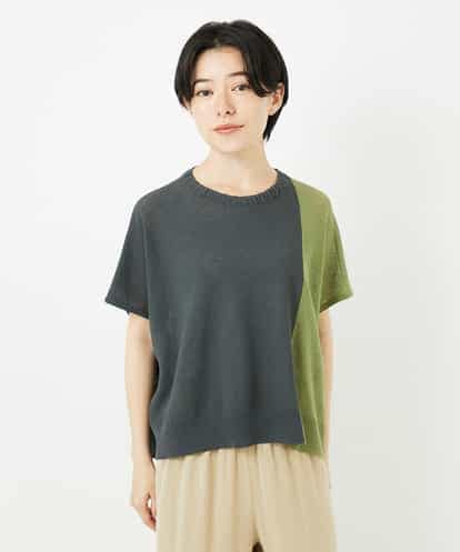 NHFGA40260 GIANNI LO GIUDICE(小さいサイズ) バイカラーニットプルオーバー