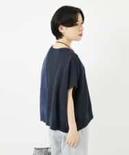 NHFGA40260 GIANNI LO GIUDICE(小さいサイズ)(メゾン ドゥ サンク) バイカラーニットプルオーバー ネイビー系