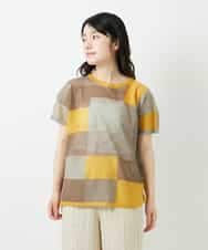 NHFGE50250 GIANNI LO GIUDICE(小さいサイズ)(メゾン ドゥ サンク) [アンサンブル対応]LEVITAサマーニット マスタード系