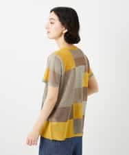 NHFGE50250 GIANNI LO GIUDICE(小さいサイズ)(メゾン ドゥ サンク) [アンサンブル対応]LEVITAサマーニット マスタード系