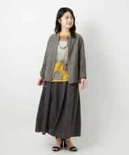 NHFGE50250 GIANNI LO GIUDICE(小さいサイズ)(メゾン ドゥ サンク) [アンサンブル対応]LEVITAサマーニット マスタード系