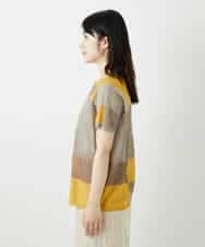 NHFGE50250 GIANNI LO GIUDICE(小さいサイズ)(メゾン ドゥ サンク) [アンサンブル対応]LEVITAサマーニット マスタード系