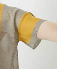 NHFGE50250 GIANNI LO GIUDICE(小さいサイズ)(メゾン ドゥ サンク) [アンサンブル対応]LEVITAサマーニット マスタード系