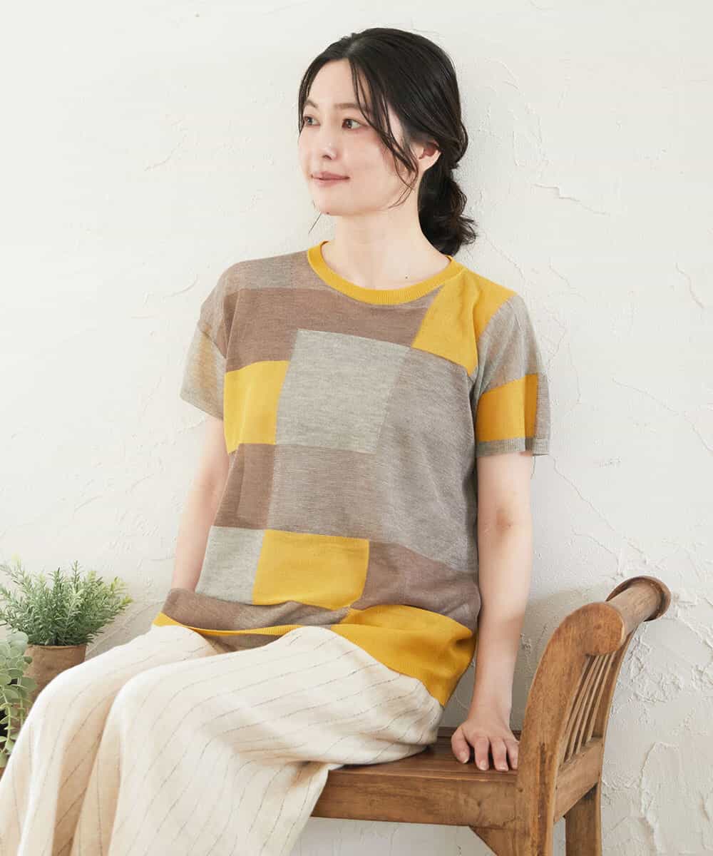 NHFGE50250 GIANNI LO GIUDICE(小さいサイズ) [アンサンブル対応]LEVITAサマーニット