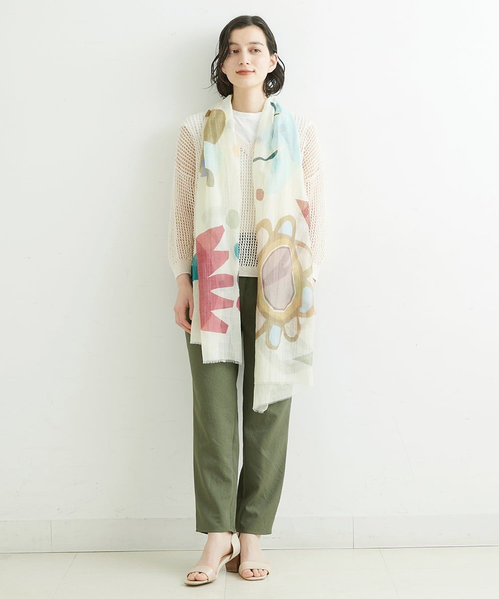 NHFGS30230 GIANNI LO GIUDICE(小さいサイズ)(メゾン ドゥ サンク) [洗える]ハシゴメッシュニット ミントグリーン