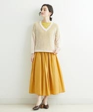NHFGS30230 GIANNI LO GIUDICE(小さいサイズ)(メゾン ドゥ サンク) [洗える]ハシゴメッシュニット ミントグリーン