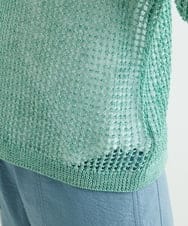 NHFGS30230 GIANNI LO GIUDICE(小さいサイズ)(メゾン ドゥ サンク) [洗える]ハシゴメッシュニット ミントグリーン