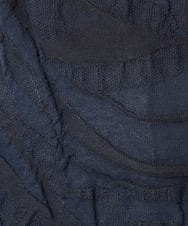 NHFGV42230 GIANNI LO GIUDICE(小さいサイズ)(メゾン ドゥ サンク) ウェーブプレーティング刺繍ニット カーキ