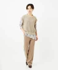 NHFJB01180 GIANNI LO GIUDICE(小さいサイズ)(メゾン ドゥ サンク) メッシュニット ベージュ