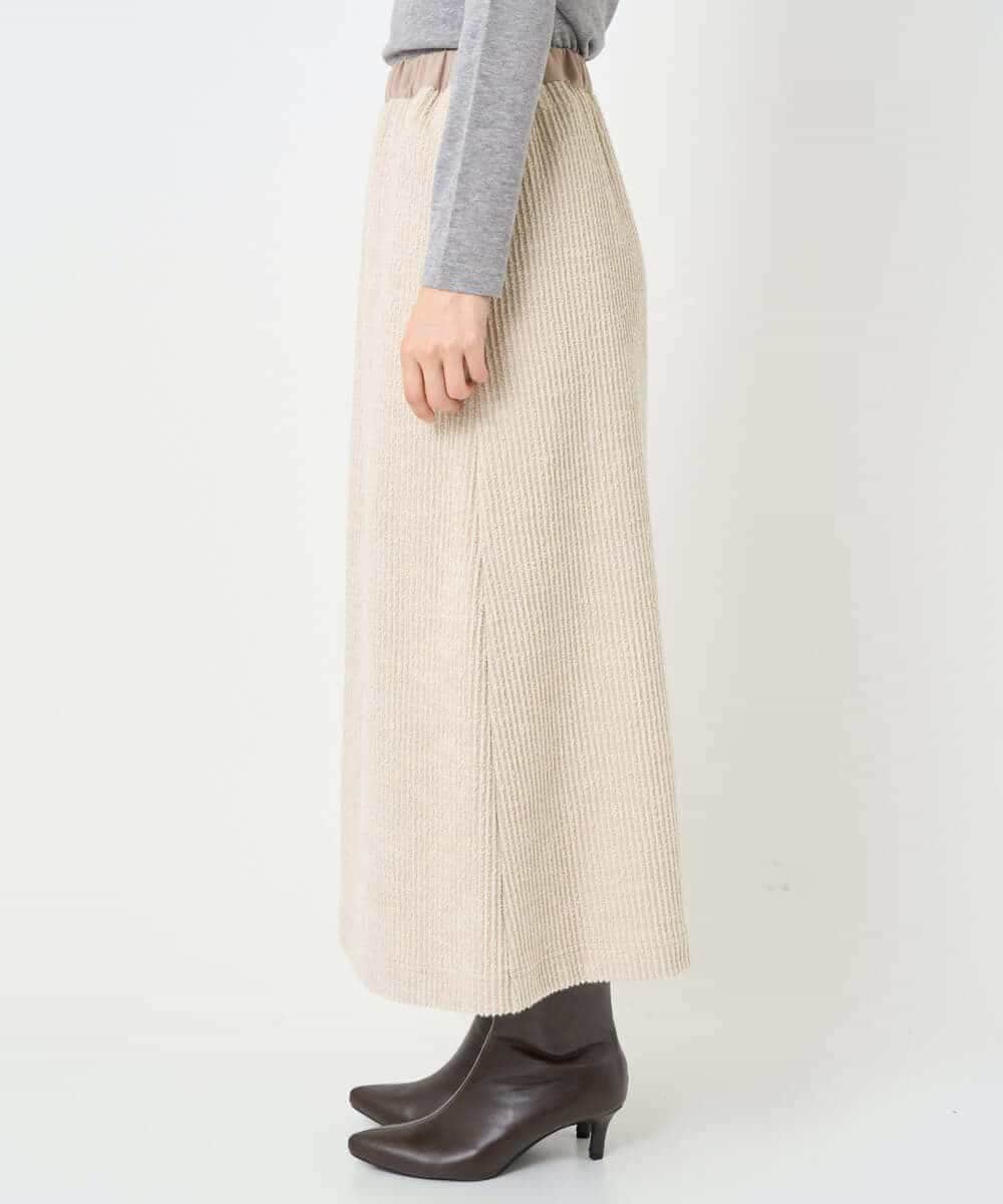 NHHAE20330 GIANNI LO GIUDICE(小さいサイズ)(メゾン ドゥ サンク) [セットアップ対応]コットンスラブインレースカート ベージュ