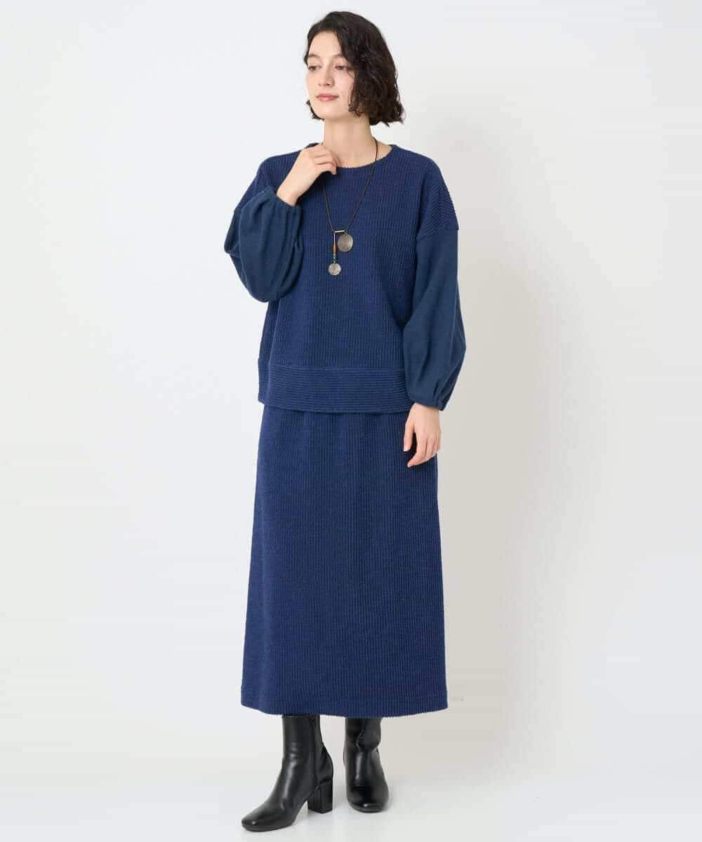 NHHAE20330 GIANNI LO GIUDICE(小さいサイズ)(メゾン ドゥ サンク) [セットアップ対応]コットンスラブインレースカート ベージュ
