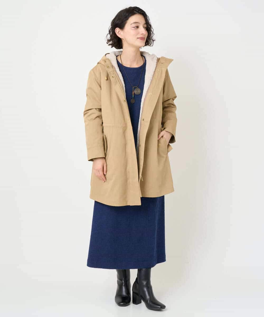 NHHAE20330 GIANNI LO GIUDICE(小さいサイズ)(メゾン ドゥ サンク) [セットアップ対応]コットンスラブインレースカート ベージュ