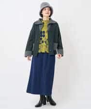 NHHAE20330 GIANNI LO GIUDICE(小さいサイズ)(メゾン ドゥ サンク) [セットアップ対応]コットンスラブインレースカート ベージュ