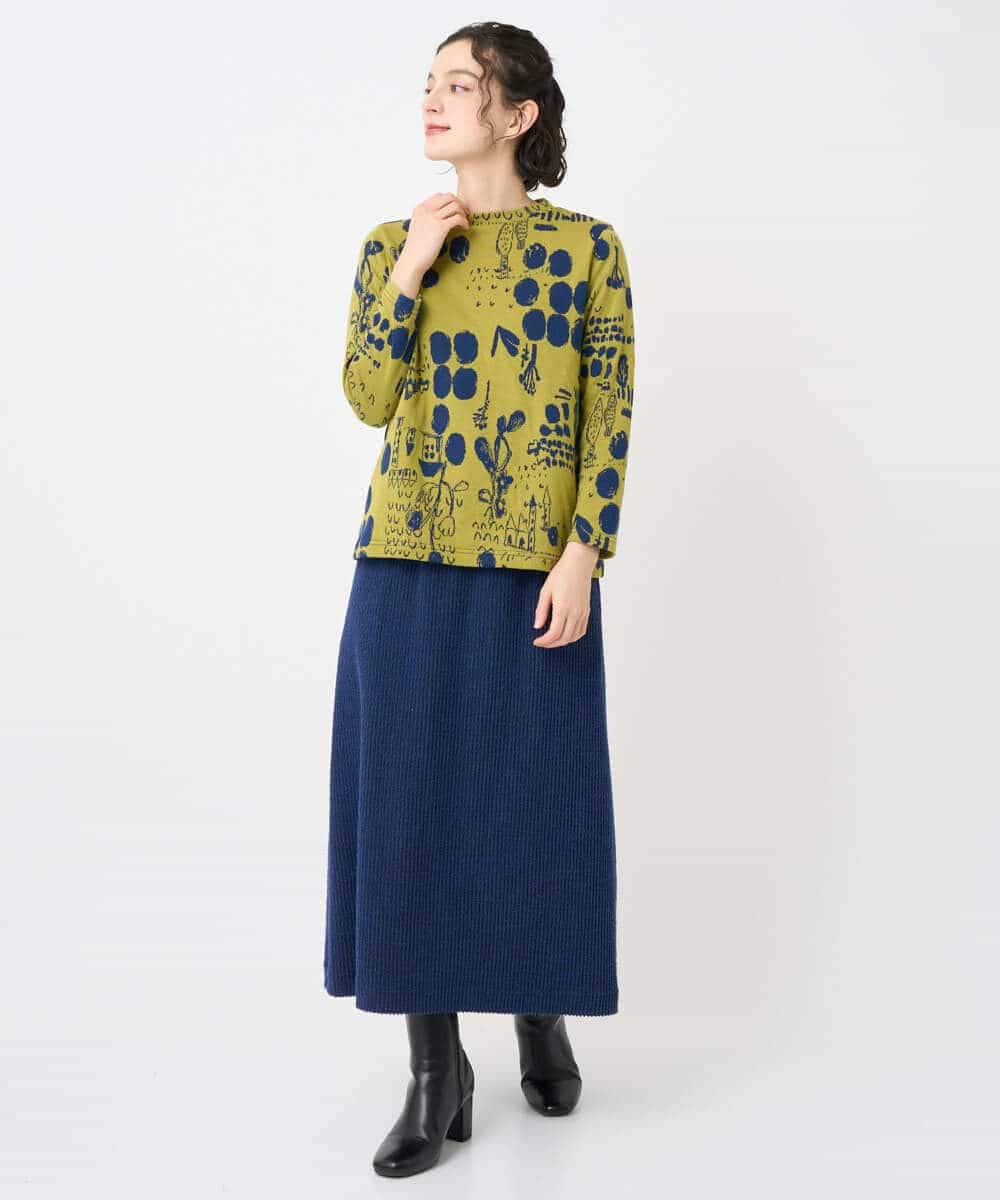 NHHAE20330 GIANNI LO GIUDICE(小さいサイズ)(メゾン ドゥ サンク) [セットアップ対応]コットンスラブインレースカート ベージュ