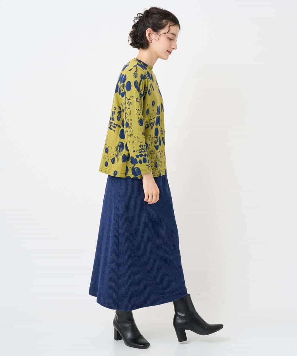 NHHAE20330 GIANNI LO GIUDICE(小さいサイズ)(メゾン ドゥ サンク) [セットアップ対応]コットンスラブインレースカート ベージュ