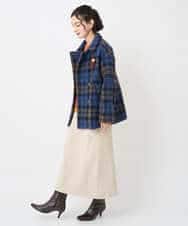 NHHAE20330 GIANNI LO GIUDICE(小さいサイズ)(メゾン ドゥ サンク) [セットアップ対応]コットンスラブインレースカート ベージュ