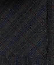 NHHAE21290 GIANNI LO GIUDICE(小さいサイズ)(メゾン ドゥ サンク) レーヨン混ストレッチチェックスカート オフベージュ
