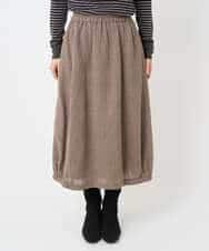 NHHAE36330 GIANNI LO GIUDICE(小さいサイズ)(メゾン ドゥ サンク) [セットアップ対応]リファインガーゼスカート ベージュ