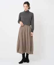 NHHAE36330 GIANNI LO GIUDICE(小さいサイズ)(メゾン ドゥ サンク) [セットアップ対応]リファインガーゼスカート ベージュ