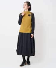 NHHAE36330 GIANNI LO GIUDICE(小さいサイズ)(メゾン ドゥ サンク) [セットアップ対応]リファインガーゼスカート ベージュ