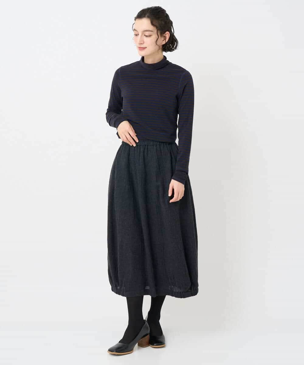 NHHAE36330 GIANNI LO GIUDICE(小さいサイズ)(メゾン ドゥ サンク) [セットアップ対応]リファインガーゼスカート ベージュ