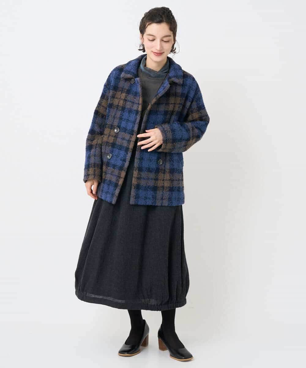 NHHAE36330 GIANNI LO GIUDICE(小さいサイズ)(メゾン ドゥ サンク) [セットアップ対応]リファインガーゼスカート ベージュ