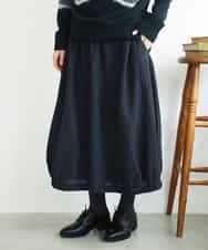 NHHAE36330 GIANNI LO GIUDICE(小さいサイズ)(メゾン ドゥ サンク) [セットアップ対応]リファインガーゼスカート ベージュ